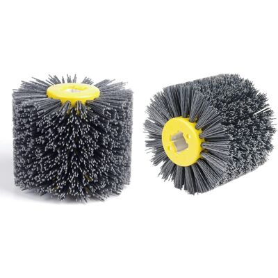 OEM Cepillos Abrasivos De Nailon De 2 Piezas N.° 80, Rueda De Pulido, Rueda De Alambre Abrasiva, Cepillo De Lijado Y Limpieza De Madera, Rodillo De Nailon Para Lijado De Madera Dura OEM Cepillos Abrasivos De Nailon De 2 Piezas N.° 80, Rueda De Pulido, Rueda De Alambre Abrasiva, Cepillo De Lijado Y Limpieza De Madera, Rodillo De Nailon Para Lijado De Madera Dura