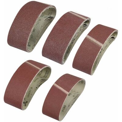OEM Juego De 25 Lijas De Banda, 75 X 533 Mm, Lija De Tela, Grano 40/60/80/120/180, Papel De Lija De Óxido De Aluminio, Bandas De Lijado Para Lijadoras De Banda Bosch OEM Juego De 25 Lijas De Banda, 75 X 533 Mm, Lija De Tela, Grano 40/60/80/120/180, Papel De Lija De Óxido De Aluminio, Bandas De Lijado Para Lijadoras De Banda Bosch
