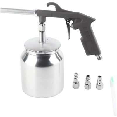 OEM Pistola De Chorro De Arena Profesional Para Aluminio Con Depósito De 750 Ml – Caudal De Aire De 320–420 L/min, Ideal Para El Pulido De Metales. OEM Pistola De Chorro De Arena Profesional Para Aluminio Con Depósito De 750 Ml – Caudal De Aire De 320–420 L/min, Ideal Para El Pulido De Metales.