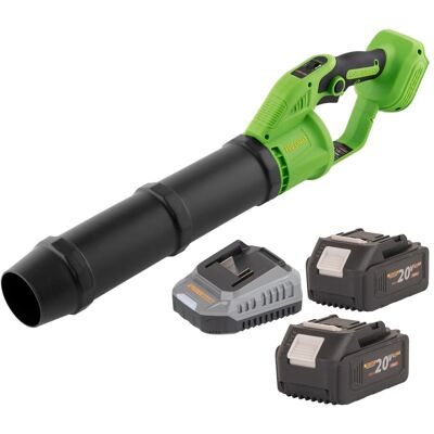 Soplador De Hojas Con Batería Procraft Pb24bb 20 V Sin Escobillas + 2 Baterías De 4,0 Ah + Cargador Soplador De Hojas Con Batería Procraft Pb24bb 20 V Sin Escobillas + 2 Baterías De 4,0 Ah + Cargador