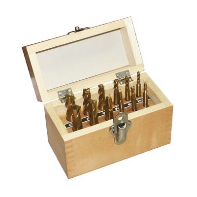 Optimum - Juego Fresas Hss, 12 Piezas, Caja Aluminio 3352250 Optimum - Juego Fresas Hss, 12 Piezas, Caja Aluminio 3352250
