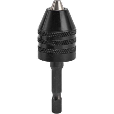 OEM Adaptador Convertidor De Brocas Para Taladro Sin Llave, Atornillador De Impacto, 3 Mordazas, Hexagonal De 1/4 Pulg., De 0,6 A 8 Mm, Negro - Crezuo OEM Adaptador Convertidor De Brocas Para Taladro Sin Llave, Atornillador De Impacto, 3 Mordazas, Hexagonal De 1/4 Pulg., De 0,6 A 8 Mm, Negro - Crezuo