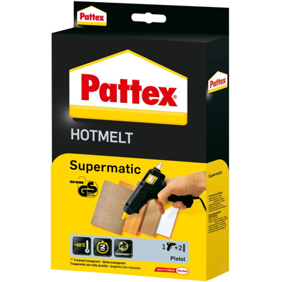 Pistola de Pegamento Caliente Pattex PXP06 - Precisa, Rápida, 206°C Pistola de Pegamento Caliente Pattex PXP06 - Precisa, Rápida, 206°C