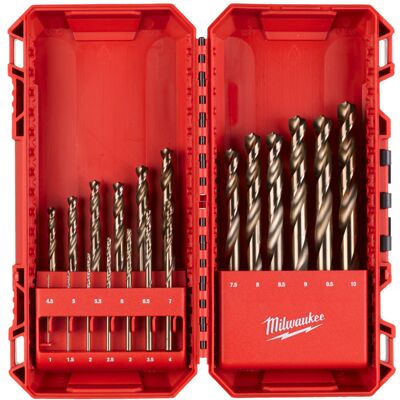 COCO Milwaukee Wiertło Metal Hss Co Kpl 19cz. /1-10mm/. COCO Milwaukee Wiertło Metal Hss Co Kpl 19cz. /1-10mm/.