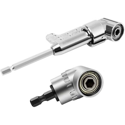 OEM Juego De 2 Adaptadores De Taladro De Ángulo Recto De 105 Grados Y 6,35 Mm Con Destornillador De Vástago Hexagonal, Portapuntas De Extensión Para Taladro Eléctrico, Destornillador De Ángulo Recto, Herr OEM Juego De 2 Adaptadores De Taladro De Ángulo Recto De 105 Grados Y 6,35 Mm Con Destornillador De Vástago Hexagonal, Portapuntas De Extensión Para Taladro Eléctrico, Destornillador De Ángulo Recto, Herr