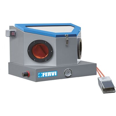 Mini Maquina De Chorro De Arena De Banco Chorreadora Arenadora Dental Fervi 0490 Mini Maquina De Chorro De Arena De Banco Chorreadora Arenadora Dental Fervi 0490