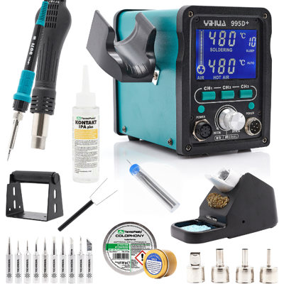 OEM Estación De Soldadura Yihua 995d + Kit De 10 Puntas OEM Estación De Soldadura Yihua 995d + Kit De 10 Puntas