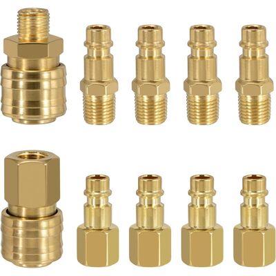 OEM Conector Rápido Para Compresor De Aire Bsp De 1/4", Boquilla Europea Para Manguera Neumática De Compresor De Aire, 10 Unidades. OEM Conector Rápido Para Compresor De Aire Bsp De 1/4", Boquilla Europea Para Manguera Neumática De Compresor De Aire, 10 Unidades.
