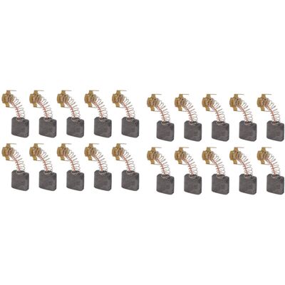 OEM 20 Escobillas De Carbón De Repuesto Para Escobillas De Cobre Para Taladro Eléctrico, Motor Y Amoladora Angular -crezuo OEM 20 Escobillas De Carbón De Repuesto Para Escobillas De Cobre Para Taladro Eléctrico, Motor Y Amoladora Angular -crezuo