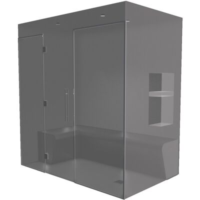 Desineo - Kit de sauna Hammam personalizable - 200x120cm Desineo - Kit de sauna Hammam personalizable - 200x120cm