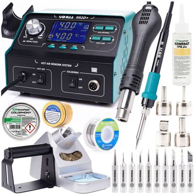 OEM Kit De Estación De Soldadura Yihua 992d + Puntas Kit10 OEM Kit De Estación De Soldadura Yihua 992d + Puntas Kit10