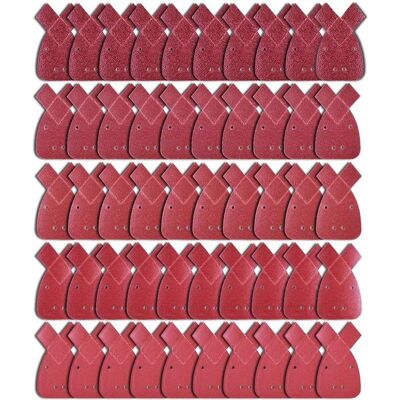 ENLENK 50 Piezas De Hojas Abrasivas, Lijas De Grano 10 X 40/60/80/120/240, Papel De Lija Triangular Compatible Con Lijadora De Palma De Detalle Black And Decker ENLENK 50 Piezas De Hojas Abrasivas, Lijas De Grano 10 X 40/60/80/120/240, Papel De Lija Triangular Compatible Con Lijadora De Palma De Detalle Black And Decker