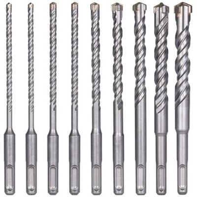 OEM Brocas Para Hormigón, 9 Piezas (5 Mm 16x160 Mm), Brocas Para Azulejos, Brocas De Impacto Eléctricas Sds-plus Para Taladro Percutor, Brocas De Cruz, Ladrillo, Piedra, Materiales Naturales, Metal. OEM Brocas Para Hormigón, 9 Piezas (5 Mm 16x160 Mm), Brocas Para Azulejos, Brocas De Impacto Eléctricas Sds-plus Para Taladro Percutor, Brocas De Cruz, Ladrillo, Piedra, Materiales Naturales, Metal.