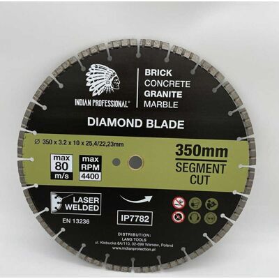 COCO Disco De Diamante Turbo Cut Segmentado De 350 Mm, Profesional Indio COCO Disco De Diamante Turbo Cut Segmentado De 350 Mm, Profesional Indio
