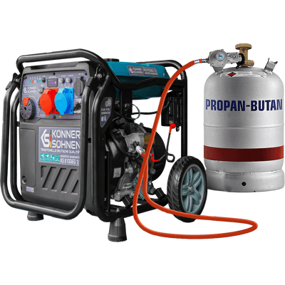 KÖNNER & SÖHNEN Generador Inversor De Glp/gasolina Ks 8100ieg 1/3, Generador Inversor Híbrido De Glp/gasolina Con Sistema De Conmutación De 1/3 Fases Y Arranque Eléctrico. KÖNNER & SÖHNEN Generador Inversor De Glp/gasolina Ks 8100ieg 1/3, Generador Inversor Híbrido De Glp/gasolina Con Sistema De Conmutación De 1/3 Fases Y Arranque Eléctrico.