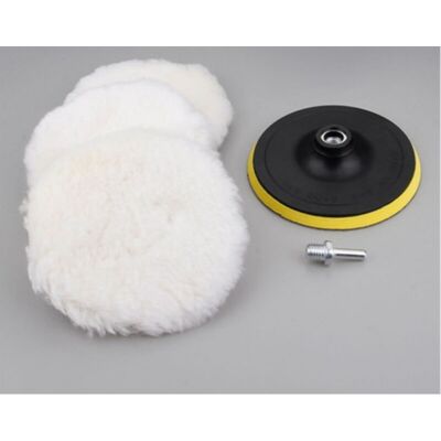 OEM Disco De Pulido Autoadhesivo, Esponja De Lana De 7 Pulgadas Para Limpieza Y Pulido De Automóviles, Juego De 5 Discos De Pulido Redondos. OEM Disco De Pulido Autoadhesivo, Esponja De Lana De 7 Pulgadas Para Limpieza Y Pulido De Automóviles, Juego De 5 Discos De Pulido Redondos.