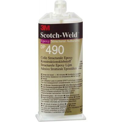 3M - DP490 - Negro - 50ml - Adhesivo epoxi 3M - DP490 - Negro - 50ml - Adhesivo epoxi