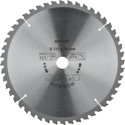 Wolfcraft - Discos Para Sierras Circulares De Mesa Serie Lila Nueva (cortes Finos Y Limpios) - Ref.6584000 Wolfcraft - Discos Para Sierras Circulares De Mesa Serie Lila Nueva (cortes Finos Y Limpios) - Ref.6584000