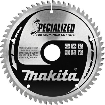 Hoja De Sierra Circular Makita B-09597 190 Mm 60 Dientes Hoja De Sierra Circular Makita B-09597 190 Mm 60 Dientes