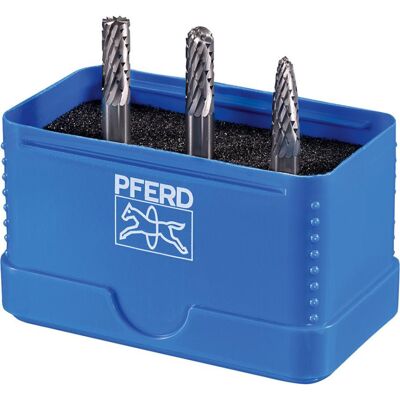 PFERD Fresa Colocada En La Varilla Hm De 3 Mm De 3 Habitaciones. Zyas-wrc-rbf Ø 6 Mm. Dentadura Postiza 3 Más Caballo PFERD Fresa Colocada En La Varilla Hm De 3 Mm De 3 Habitaciones. Zyas-wrc-rbf Ø 6 Mm. Dentadura Postiza 3 Más Caballo