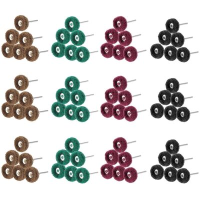 Juego De 80 Discos De Pulido Abrasivos De 25 Mm - Accesorios Para Herramientas Rotativas Dremel, Varios Granos - Ahlsen Juego De 80 Discos De Pulido Abrasivos De 25 Mm - Accesorios Para Herramientas Rotativas Dremel, Varios Granos - Ahlsen