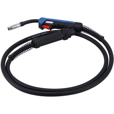 OEM Pistola De Soldadura Mig 150a Con Carrete De Soldadura De 2,7 M, Herramienta De Soldadura A Gas Refrigerada Por Aire Para Soldadura Mecánica OEM Pistola De Soldadura Mig 150a Con Carrete De Soldadura De 2,7 M, Herramienta De Soldadura A Gas Refrigerada Por Aire Para Soldadura Mecánica