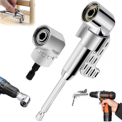 OEM Juego De 2 Adaptadores De Taladro De Ángulo Recto, Juego De Adaptadores De Taladro De 90 Grados (60 Cm/140 Cm), Destornillador De Ángulo Recto De 105 Grados, Compatible Con Taladros Inalámbricos Y OEM Juego De 2 Adaptadores De Taladro De Ángulo Recto, Juego De Adaptadores De Taladro De 90 Grados (60 Cm/140 Cm), Destornillador De Ángulo Recto De 105 Grados, Compatible Con Taladros Inalámbricos Y