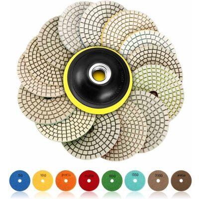 OEM Disco De Pulido De Diamante, 15 Piezas, 4 Pulgadas (100 Mm), Almohadillas De Pulido De Diamante, Almohadillas De Pulido De Hormigón, Almohadillas De Pulido De Granito Y Mármol, 50-6000 Para Máquina Pu OEM Disco De Pulido De Diamante, 15 Piezas, 4 Pulgadas (100 Mm), Almohadillas De Pulido De Diamante, Almohadillas De Pulido De Hormigón, Almohadillas De Pulido De Granito Y Mármol, 50-6000 Para Máquina Pu