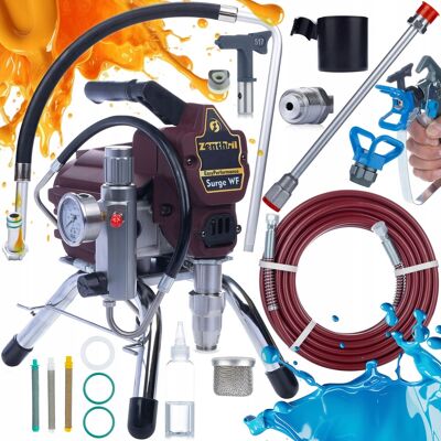 OEM Zenthril Unidad De Pintura Zenhril Surge Wf, 1800w 20mpa 0.019'', 2l/min, Serie Easyperformance + Lanza 50cm + 3x Filtro: 30, 60, 100 OEM Zenthril Unidad De Pintura Zenhril Surge Wf, 1800w 20mpa 0.019'', 2l/min, Serie Easyperformance + Lanza 50cm + 3x Filtro: 30, 60, 100