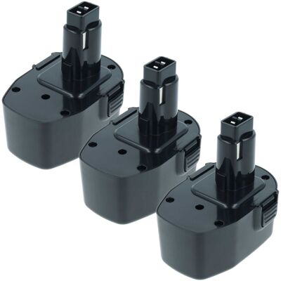 Vhbw - 3x Batería Compatible Con Dewalt Dw931k, Dw935, Dw937k, Dw941k, Dw966k, Dw983k, Dw984, Dw985 Herramientas Eléctricas (1500 Mah, Nimh, 14,4 V) Vhbw - 3x Batería Compatible Con Dewalt Dw931k, Dw935, Dw937k, Dw941k, Dw966k, Dw983k, Dw984, Dw985 Herramientas Eléctricas (1500 Mah, Nimh, 14,4 V)