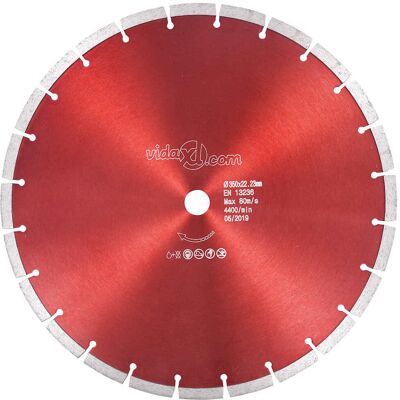 Vidaxl Disco De Corte De Diamante Acero 350 Mm Vidaxl Disco De Corte De Diamante Acero 350 Mm