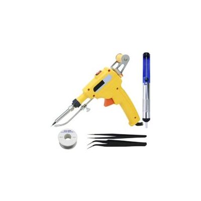 OEM Kit De Soldador De Estaño, Pistola De Soldar Portátil, Soldador Eléctrico Con Calentamiento Interno, Herramienta Automática De Reparación De Soldadura (amarillo) - Crezuo OEM Kit De Soldador De Estaño, Pistola De Soldar Portátil, Soldador Eléctrico Con Calentamiento Interno, Herramienta Automática De Reparación De Soldadura (amarillo) - Crezuo