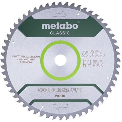 Metabo Pânză de ferăstrău circular Hw/CT 305X30x56 - Clásica - Hoja de sierra circular Metabo Pânză de ferăstrău circular Hw/CT 305X30x56 - Clásica - Hoja de sierra circular