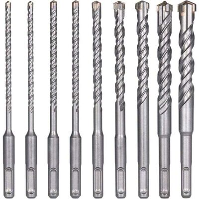 OEM Brocas Para Hormigón, 9 Piezas (5 Mm X 16 X 160 Mm), Broca De Impacto Eléctrica Sds-plus Para Taladro Percutor, Brocas De Cruz Para Ladrillo, Piedra, Materiales Naturales Y Metal -crezuo OEM Brocas Para Hormigón, 9 Piezas (5 Mm X 16 X 160 Mm), Broca De Impacto Eléctrica Sds-plus Para Taladro Percutor, Brocas De Cruz Para Ladrillo, Piedra, Materiales Naturales Y Metal -crezuo