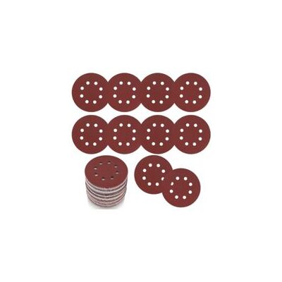 OEM 30 Discos Abrasivos De 125 Mm/5 Pulgadas, Disco De Lijado De Grano 80, Papel De Lija De 8 Agujeros, Hojas De Lijado Para Lijadoras Orbitales Aleatorias De Pared - Crezuo OEM 30 Discos Abrasivos De 125 Mm/5 Pulgadas, Disco De Lijado De Grano 80, Papel De Lija De 8 Agujeros, Hojas De Lijado Para Lijadoras Orbitales Aleatorias De Pared - Crezuo