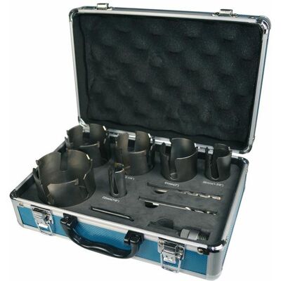 Set De Sierra De Corona D-51297 (9 Piezas), Herramienta Profesional Para Cortes Precisos, Diseño Optimizado, Alta Resistencia, Compatibilidad Con Múltiples Dispositivos, Color Metálico. - Makita Set De Sierra De Corona D-51297 (9 Piezas), Herramienta Profesional Para Cortes Precisos, Diseño Optimizado, Alta Resistencia, Compatibilidad Con Múltiples Dispositivos, Color Metálico. - Makita