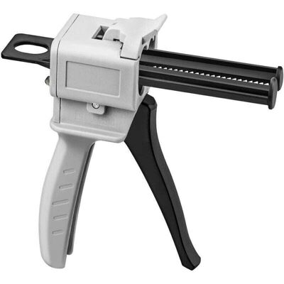 DPZO Pistola Dispensadora De Resina Epoxi De 50 Ml, Pistola De Pegamento Para Resina Epoxi Ab, Proporción De Mezcla 1:1 Para Adhesivo, Color Gris. DPZO Pistola Dispensadora De Resina Epoxi De 50 Ml, Pistola De Pegamento Para Resina Epoxi Ab, Proporción De Mezcla 1:1 Para Adhesivo, Color Gris.