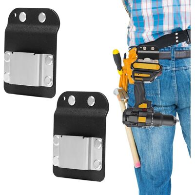 ZVD Soporte Para Cinturón De Destornilladores De 2 Piezas, Soporte Para Herramientas Con Clip Para Taladro Y Martillo, Ideal Para Cintas Métricas Y Taladros. ZVD Soporte Para Cinturón De Destornilladores De 2 Piezas, Soporte Para Herramientas Con Clip Para Taladro Y Martillo, Ideal Para Cintas Métricas Y Taladros.