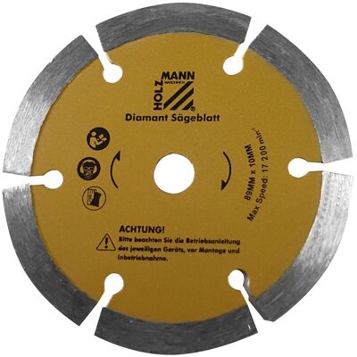 Holzmann - Juego De 2 Discos Diamantados 89x10mm Para Sierra Tas89m Ksb8910diam/2 Holzmann - Juego De 2 Discos Diamantados 89x10mm Para Sierra Tas89m Ksb8910diam/2