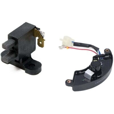 DPZO Regulador De Voltaje Avr Universal Para Generadores Diésel/gasolina Monofásicos De 5-6,5 Kw Y 220 V, Tipo Media Luna, Pieza De Repuesto Para Generador, Portaescobillas Con Escobillas De Carbón Para 3 DPZO Regulador De Voltaje Avr Universal Para Generadores Diésel/gasolina Monofásicos De 5-6,5 Kw Y 220 V, Tipo Media Luna, Pieza De Repuesto Para Generador, Portaescobillas Con Escobillas De Carbón Para 3