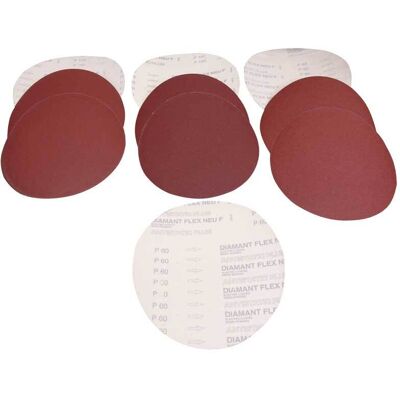 Holzmann STKTSM250SET - Juego de 10 discos abrasivos 254mm K60-K120 Holzmann STKTSM250SET - Juego de 10 discos abrasivos 254mm K60-K120
