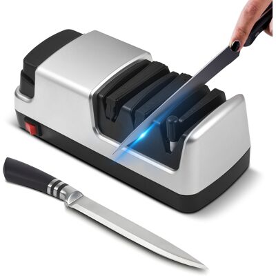 OEM Afilador Eléctrico De Cuchillos 4 En 1, Cuchilla De Diamante De 18 W Para Cerámica Y Tijeras Dentadas - Varilla De Afilado Segura Y Profesional OEM Afilador Eléctrico De Cuchillos 4 En 1, Cuchilla De Diamante De 18 W Para Cerámica Y Tijeras Dentadas - Varilla De Afilado Segura Y Profesional