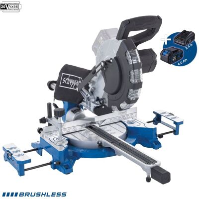 Sierra Ingletadora Telescópica 20v 210mm Brushless Scheppach Bc-hm216-x Sierra Ingletadora Telescópica 20v 210mm Brushless Scheppach Bc-hm216-x