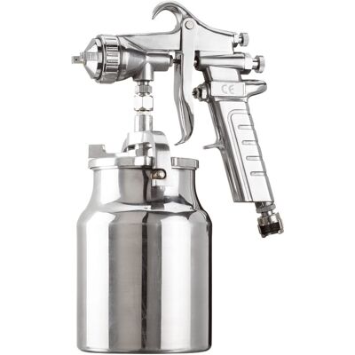 Pistola Pulverizadora Con Contenedor 1 Lt Neumatica Boquilla 1,8 Mm Fervi A162ds Pistola Pulverizadora Con Contenedor 1 Lt Neumatica Boquilla 1,8 Mm Fervi A162ds