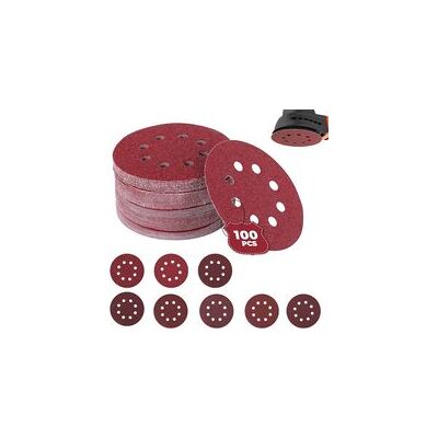 OEM Juego De 100 Discos De Lijado, Discos Abrasivos De Grano 40/60/80/120/180/240/320/400, Tamaño De 125 Mm, Ideal Para Lijar/pulir/eliminar Óxido, Amoladora Angular OEM Juego De 100 Discos De Lijado, Discos Abrasivos De Grano 40/60/80/120/180/240/320/400, Tamaño De 125 Mm, Ideal Para Lijar/pulir/eliminar Óxido, Amoladora Angular