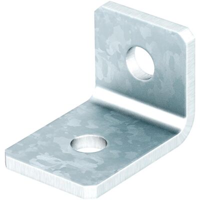 OBO Bettermann GMS 2 VW 90 FT - Ángulo de conexión a 90° para perfil en C, Acero OBO Bettermann GMS 2 VW 90 FT - Ángulo de conexión a 90° para perfil en C, Acero