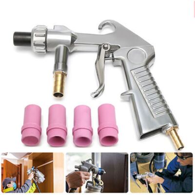 OEM Pistola De Chorro De Arena De Aire Comprimido Con Boquillas De Cerámica De 4,5 Mm / 5 Mm / 6 Mm / 7 Mm -crezuo OEM Pistola De Chorro De Arena De Aire Comprimido Con Boquillas De Cerámica De 4,5 Mm / 5 Mm / 6 Mm / 7 Mm -crezuo