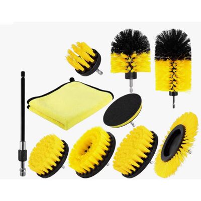 OEM Cepillo Para Taladro, Kit De Limpieza De 10 Piezas Para Taladros Eléctricos, Destornilladores, Cepillos Para Bordes, Cocina, Baño, Bañera, Azulejos, Suelos, Tela. OEM Cepillo Para Taladro, Kit De Limpieza De 10 Piezas Para Taladros Eléctricos, Destornilladores, Cepillos Para Bordes, Cocina, Baño, Bañera, Azulejos, Suelos, Tela.