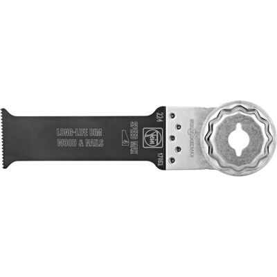 Hoja de sierra Long Life E-Cut - Fein - 90x32mm - 50 piezas - Starlock M Hoja de sierra Long Life E-Cut - Fein - 90x32mm - 50 piezas - Starlock M