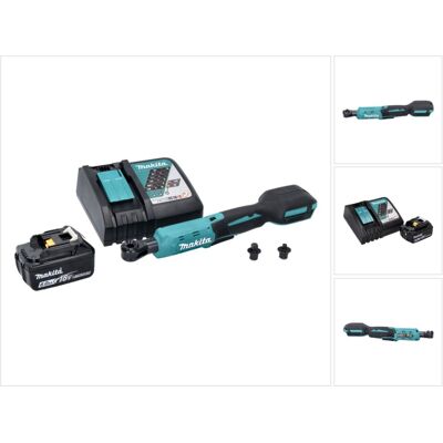Makita DWR 180 RG1 Llave de trinquete inalámbrica - 18V, 47.5Nm, 1/4" 3/8" + Batería 6.0Ah + Cargador Makita DWR 180 RG1 Llave de trinquete inalámbrica - 18V, 47.5Nm, 1/4" 3/8" + Batería 6.0Ah + Cargador